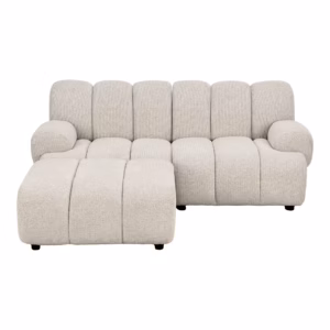 Taza 2.5 seater modular sofa w/pouf - Image 1