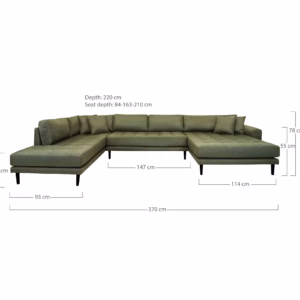 Lido U-Sofa Open End - Image 2