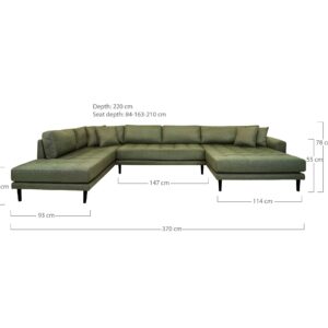 Lido U-Sofa Open End – Bild 2