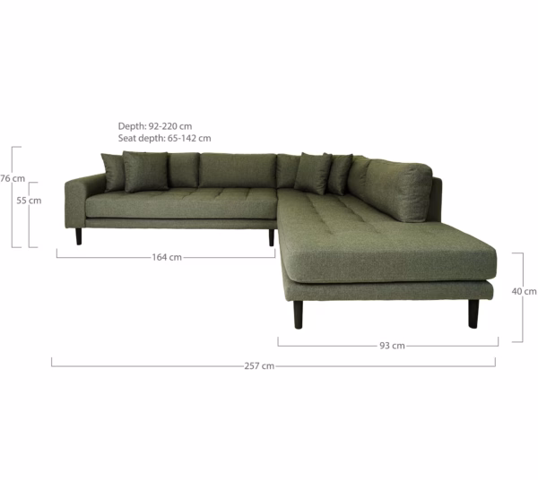 Lido Corner Sofa With Open End