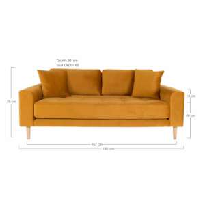 Lido 2,5 Seater Sofa - Image 5