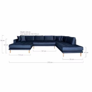 Lido U-Sofa Open End – Bild 4