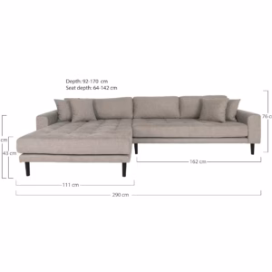 Lido Corner Sofa With Open End Lido Corner Sofa With Open End – Bild 5