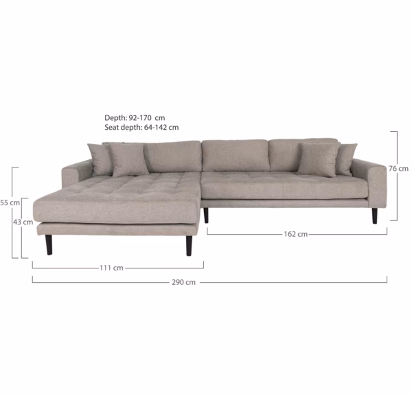 Lido Corner Sofa With Open End