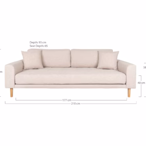 Lido 3 Seater Sofa – Bild 5