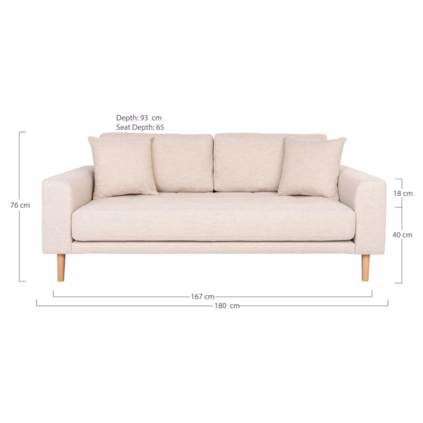 Lido 2.5 Seater Sofa