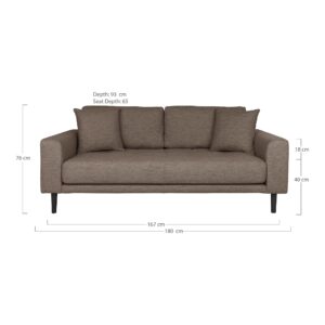 Lido 3 Seater Sofa – Bild 2