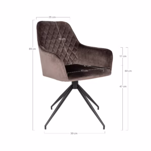 Harbo Dining Chair with swivel - Image 10