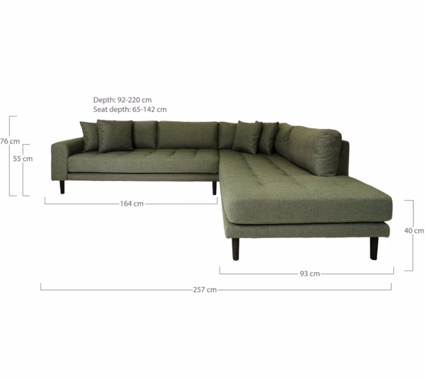 Lido Corner Sofa With Open End
