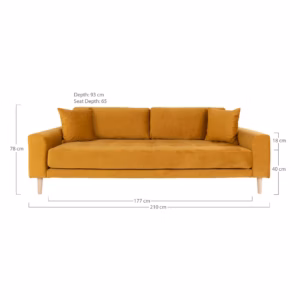 Lido 3 Seater Sofa - Image 4